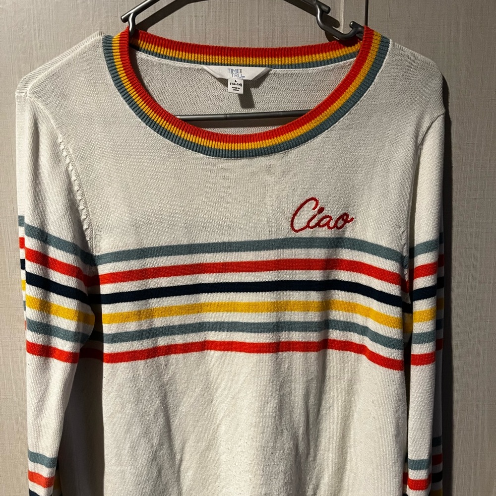 Cute colorful sweater